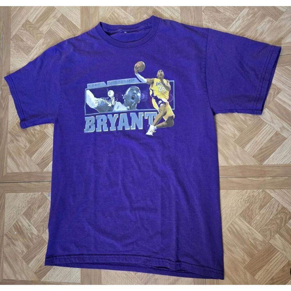 2008 Nba Los Angeles Lakers Basketball Kobe Bryant Nba Mvp T-Shirt Small